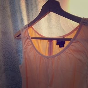 Peach casual dress
